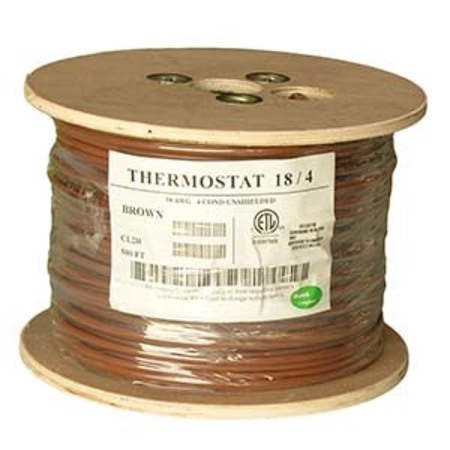 BESTLINK NETWARE Unshielded CMR Thermostat Cable Solid Copper PVC- 18/4- 500Ft 202873